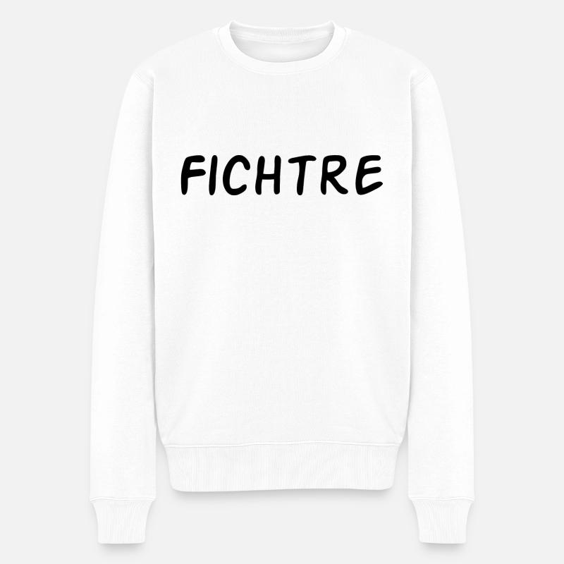 fichtre - Pull Premium bio Homme - blanc