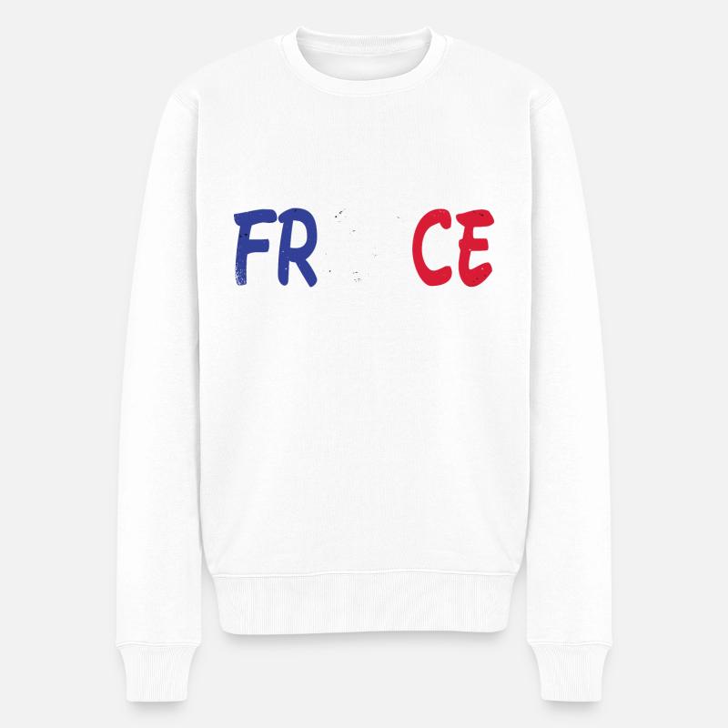 FRANCE - FRANKREICH - Pull Premium bio Homme - blanc