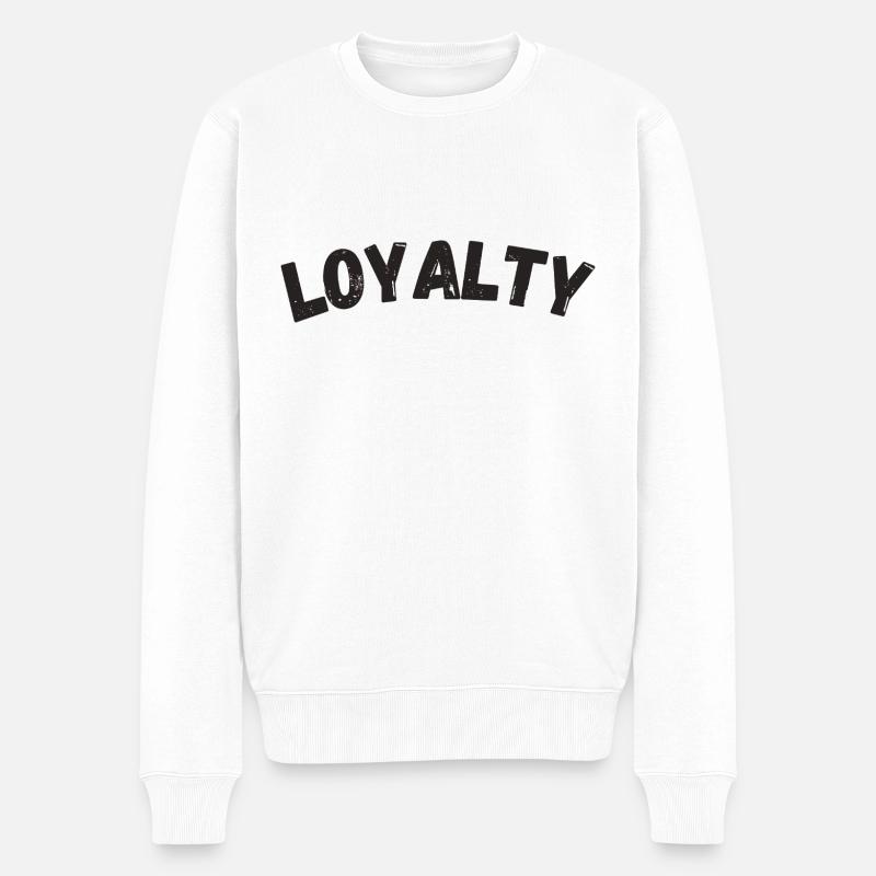 Loyauté - Pull Premium bio Homme - blanc
