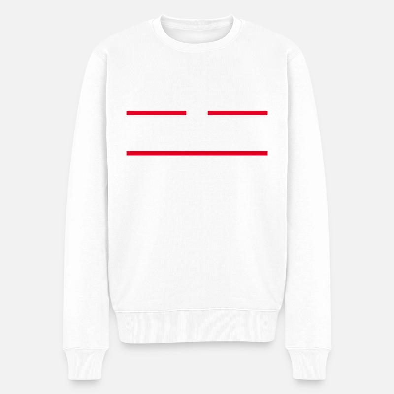 055 Ettinger | Etting - Männer Premium Bio Pullover - Weiß