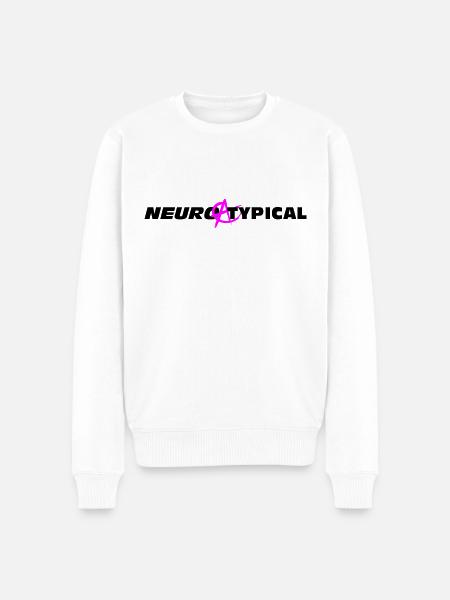 Neuroatypisch - Männer Premium Bio Pullover - Weiß