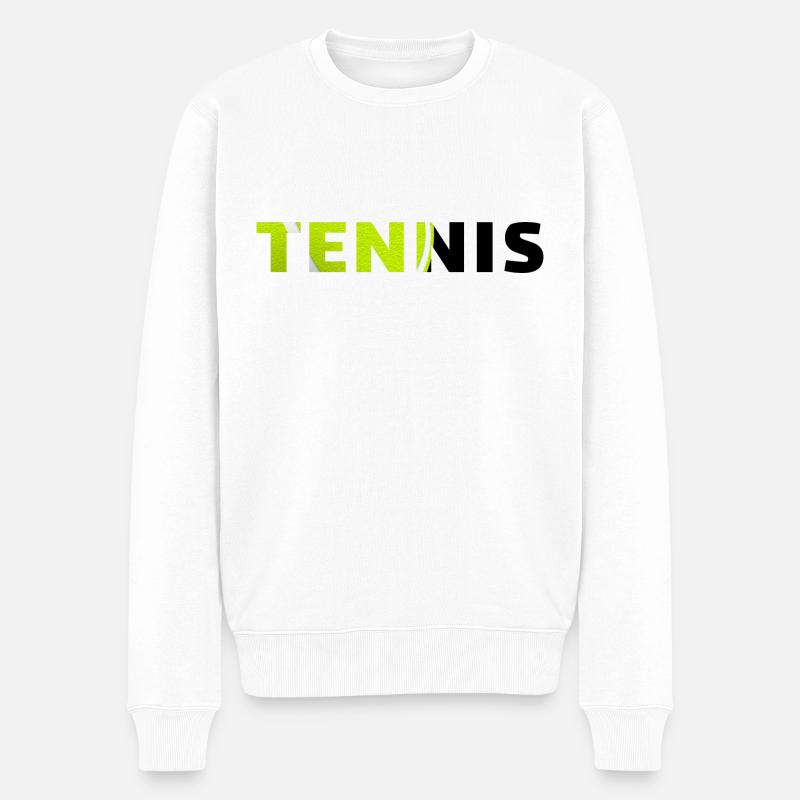Tennis-idée cadeau original - Pull Premium bio Homme - blanc