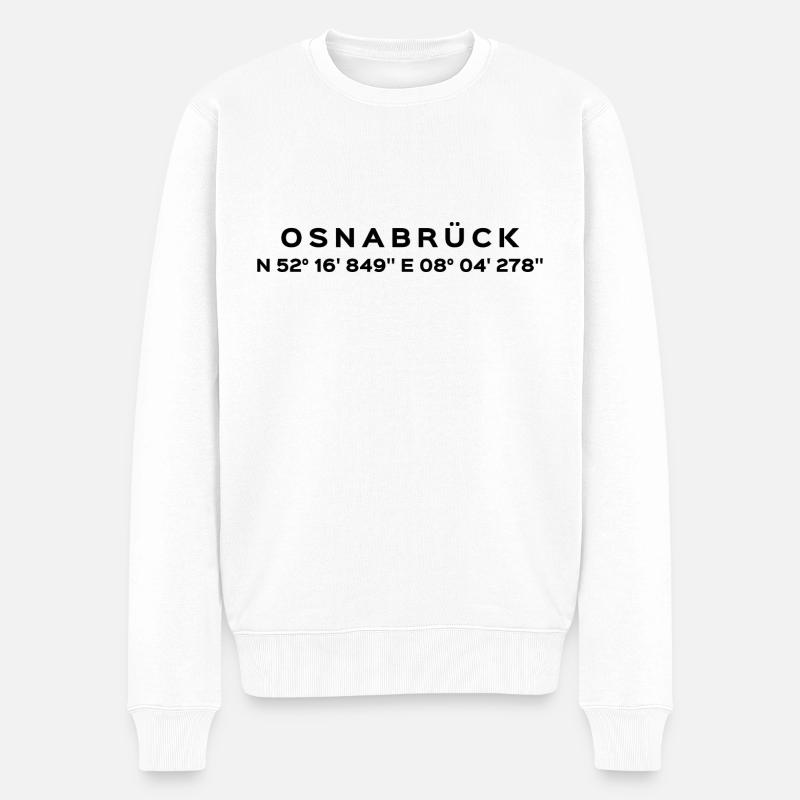 Osnabrück - Pull Premium bio Homme - blanc