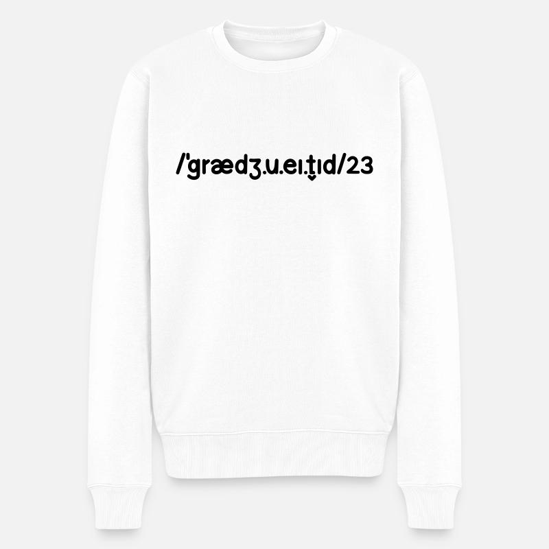 Abitur 2023 - Pull Premium bio Homme - blanc