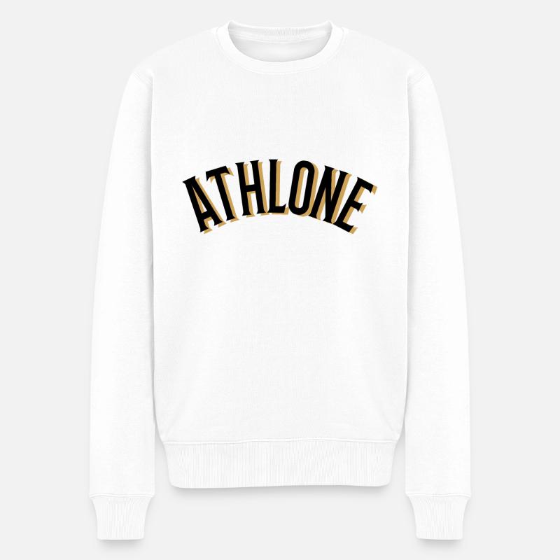 Athlone - Irlande - Pull Premium bio Homme - blanc