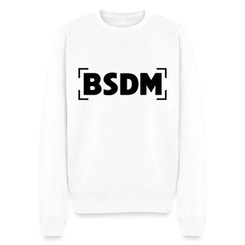 BDSM - Pull Premium bio Homme - blanc - Devant - Thijin (182cm)