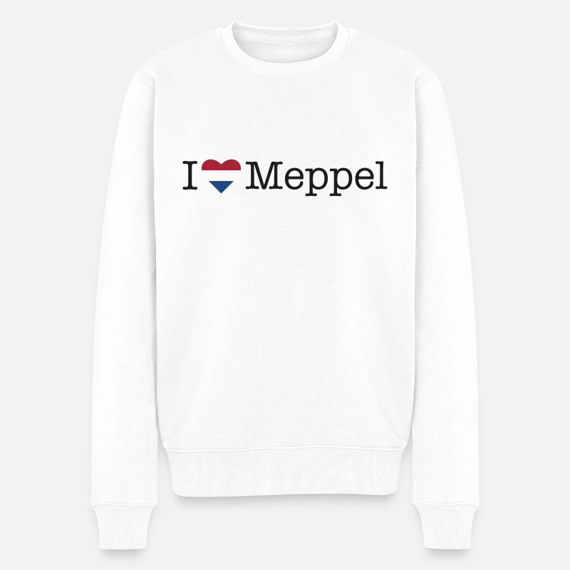 J’adore Meppel - Pull Premium bio Homme - blanc