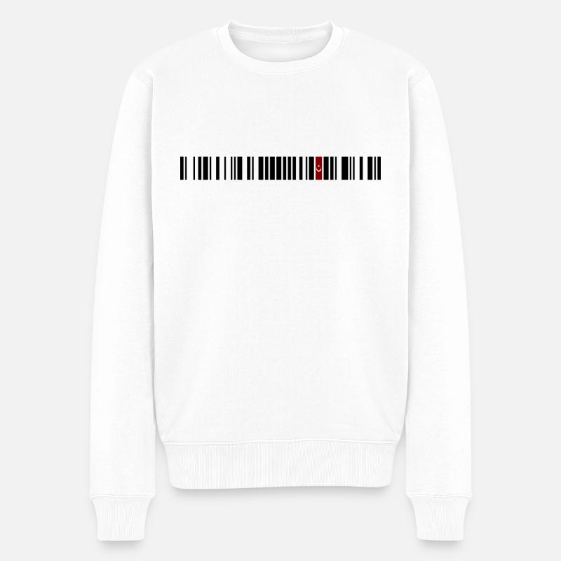 Sinop - Männer Premium Bio Pullover - Weiß