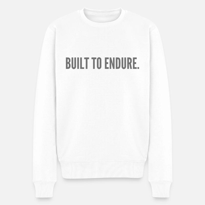 Construit pour durer - Pull Premium bio Homme - blanc