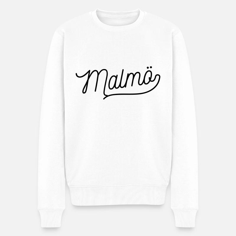 Malmoë - Pull Premium bio Homme - blanc