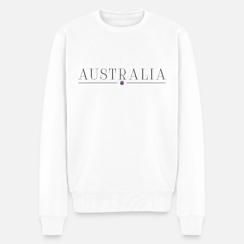 J’adore l’Australie - Pull Premium bio Homme - blanc