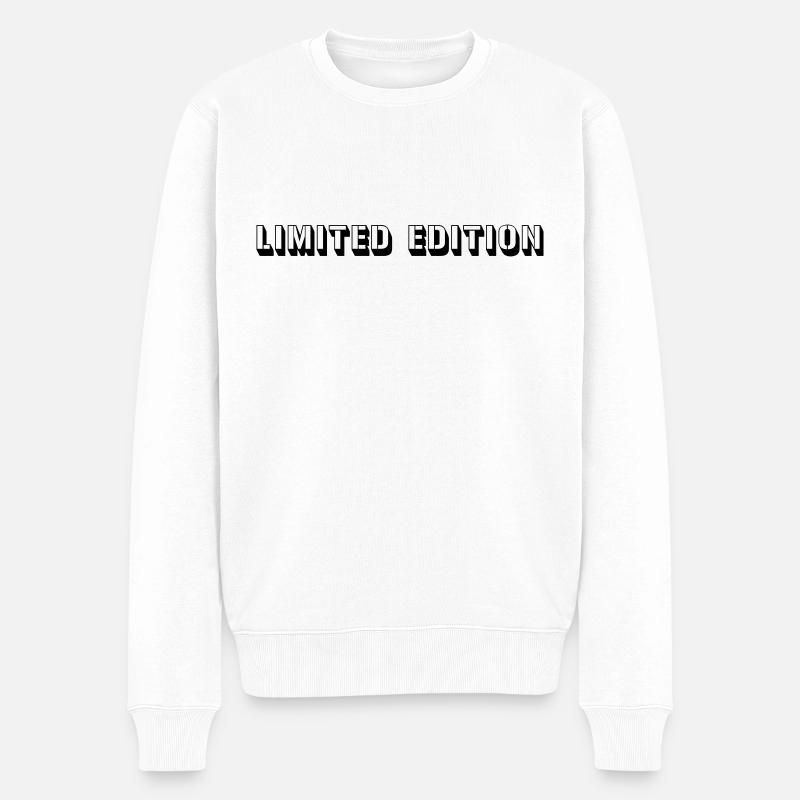 limited edition - Männer Premium Bio Pullover - Weiß