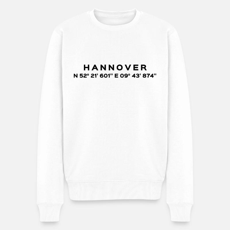 Hanovre - Pull Premium bio Homme - blanc