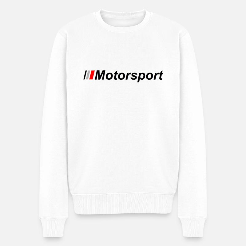 Motorsport - Männer Premium Bio Pullover - Weiß