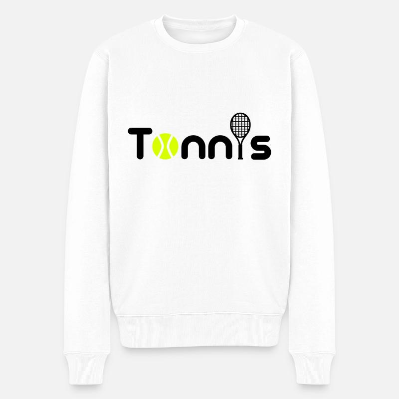 Tennis - Pull Premium bio Homme - blanc