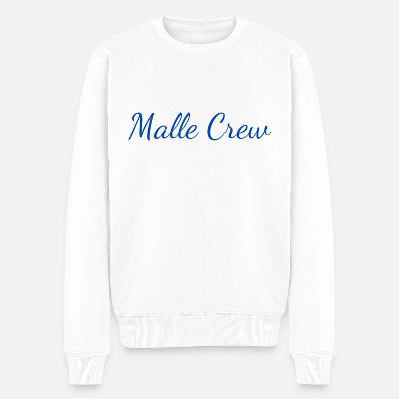 Équipage Malle - Pull Premium bio Homme - blanc