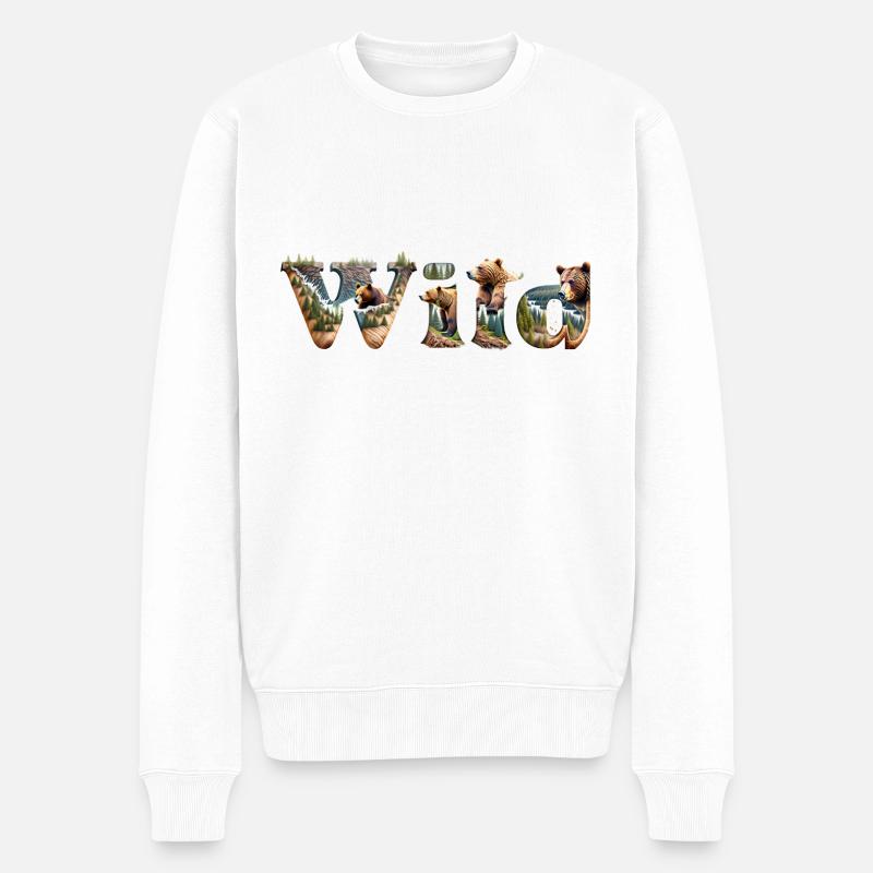 Sauvage - Pull Premium bio Homme - blanc
