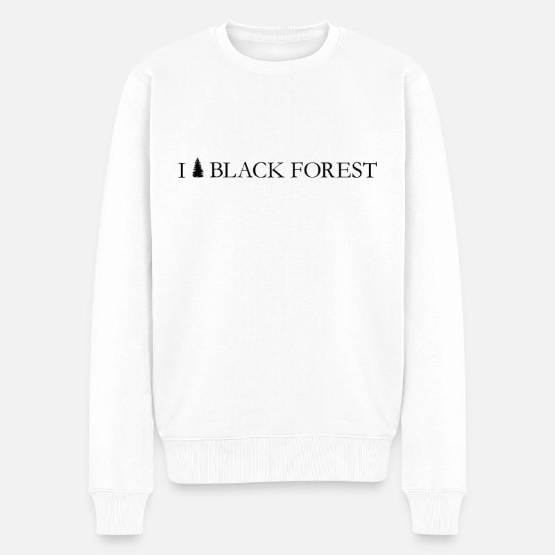I - Männer Premium Bio Pullover - Weiß