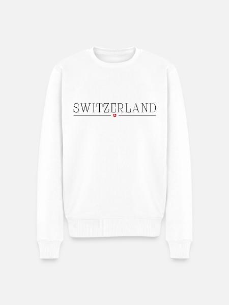 Schweiz Switzerland - Men's Premium Organic Jumper - white