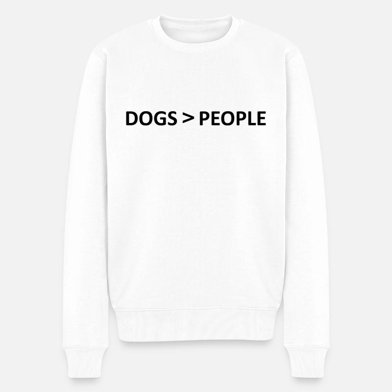 Hund Chien - Pull Premium bio Homme - blanc