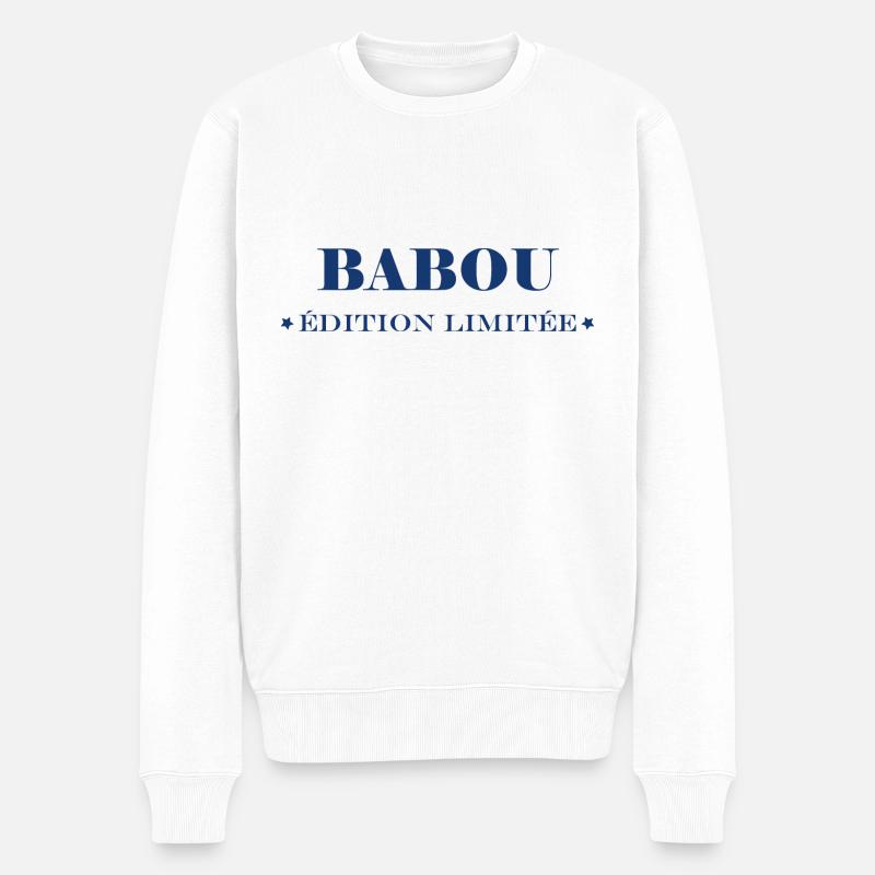 Edition limitée babou - Pull Premium bio Homme - blanc