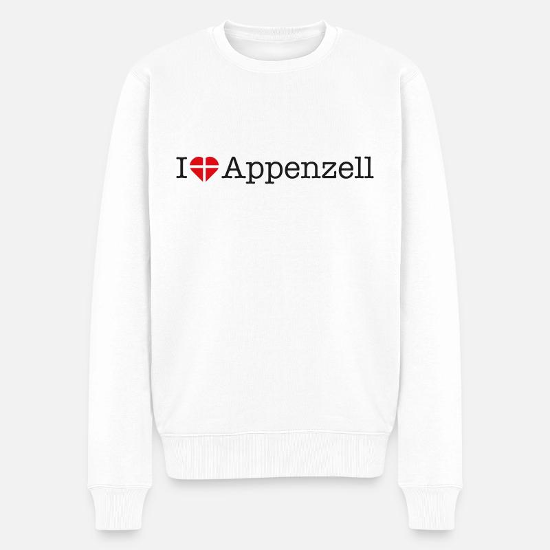 J’adore Appenzell - Pull Premium bio Homme - blanc