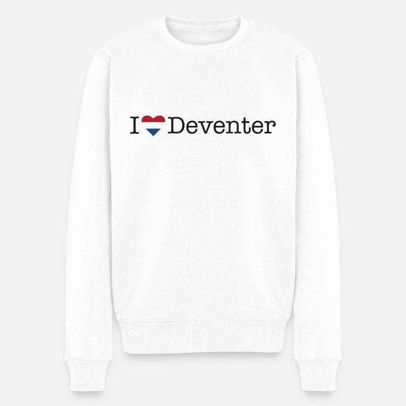 J’adore Deventer - Pull Premium bio Homme - blanc