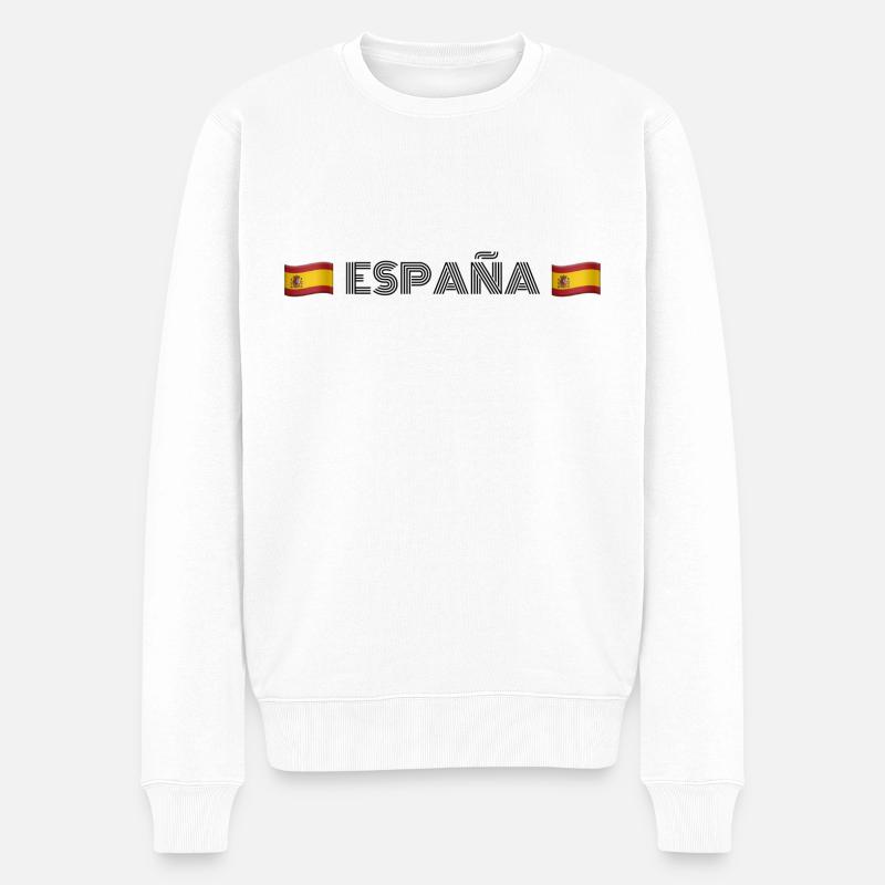 ESPAÑA - Pull Premium bio Homme - blanc