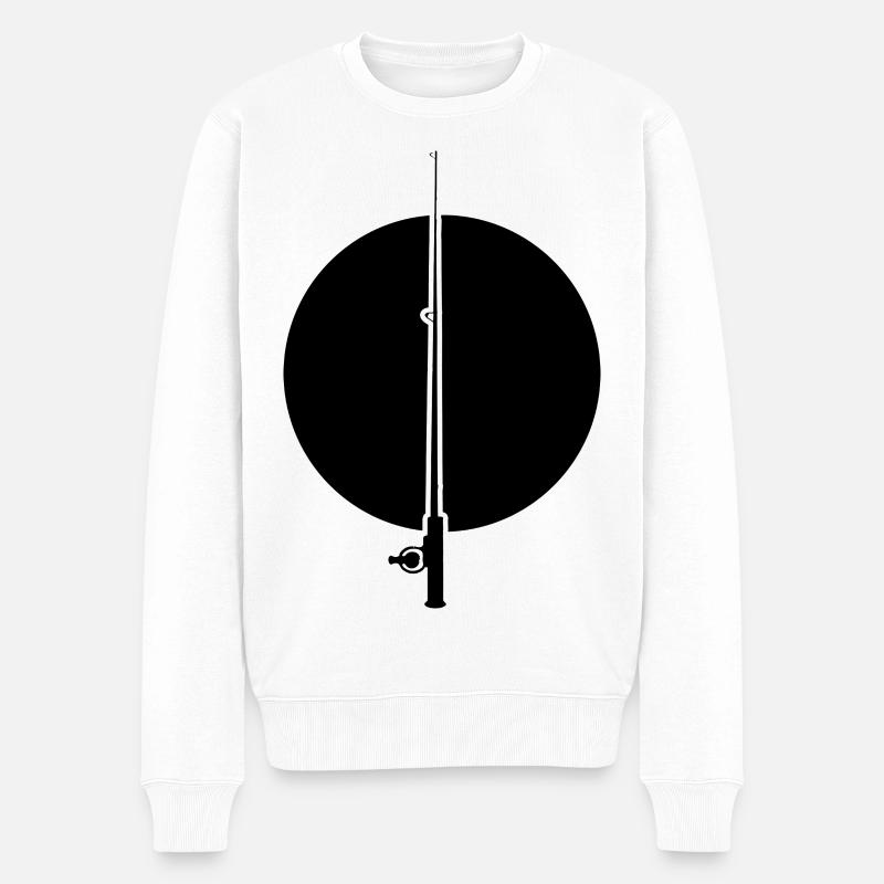 Canne à pêche - Pull Premium bio Homme - blanc