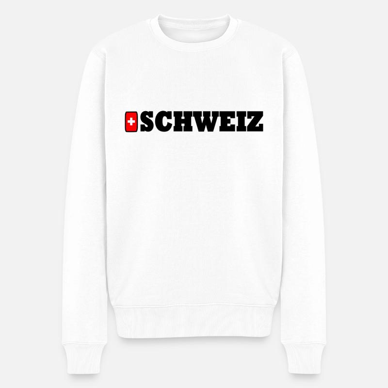 La Suisse - Pull Premium bio Homme - blanc