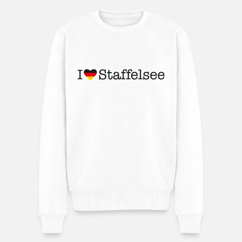 J’adore Staffelsee - Pull Premium bio Homme - blanc