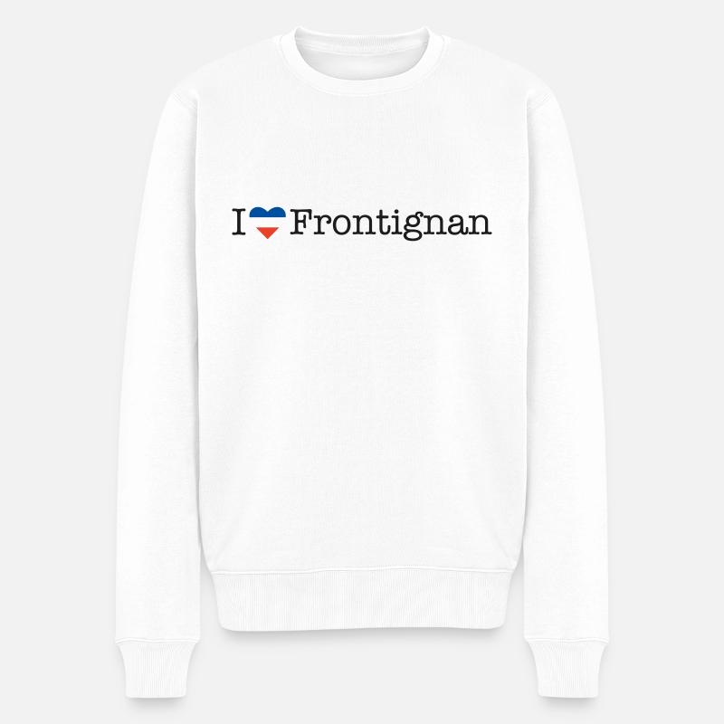 J’adore Frontignan - Pull Premium bio Homme - blanc