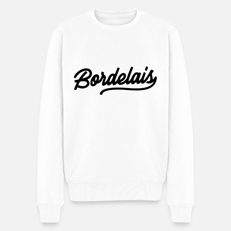 Bordelais - Pull Premium bio Homme - blanc