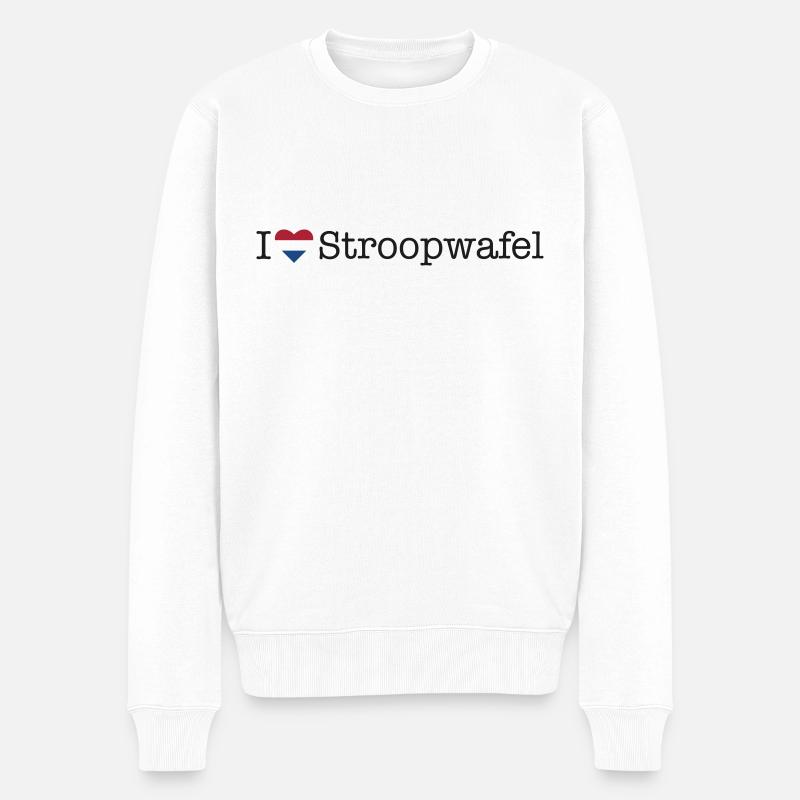 J’adore Stroopwafel - Pull Premium bio Homme - blanc