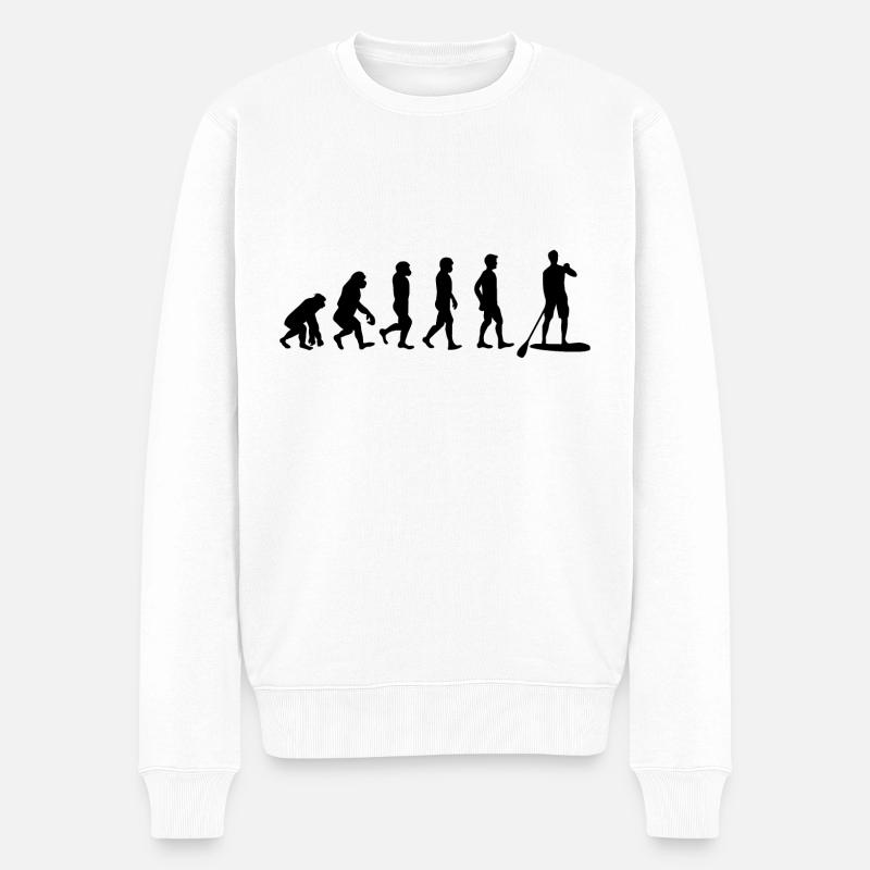 Evolution paddle - Pull Premium bio Homme - blanc