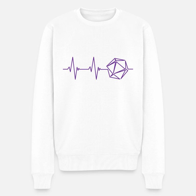 Cadeau Pulse RPG - Pull Premium bio Homme - blanc