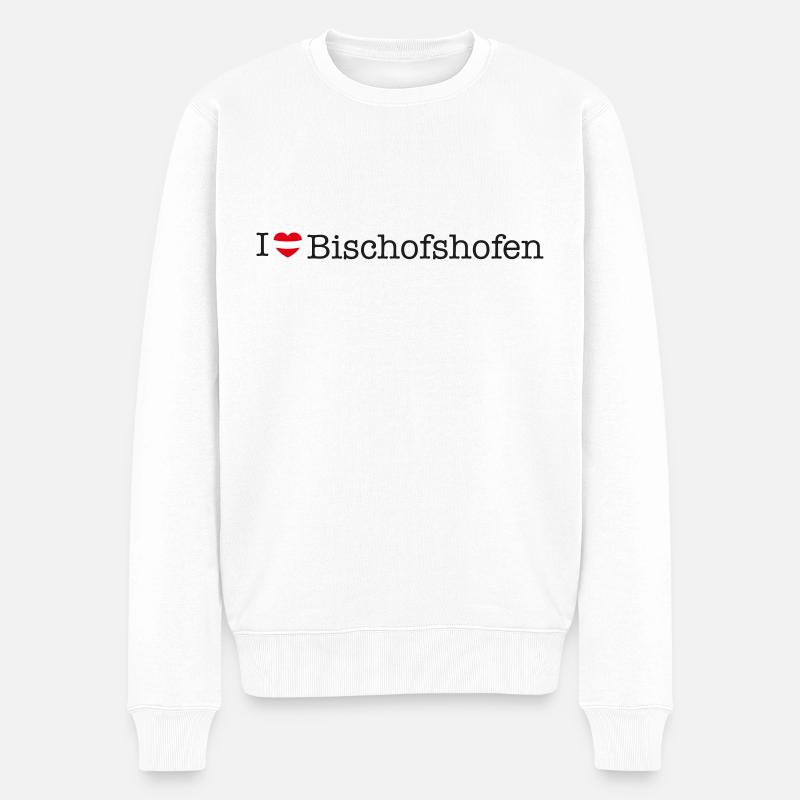 J’adore Bischofshofen - Pull Premium bio Homme - blanc