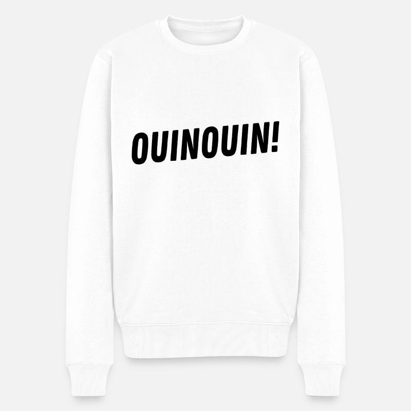 Ouin ouin - Pull Premium bio Homme - blanc
