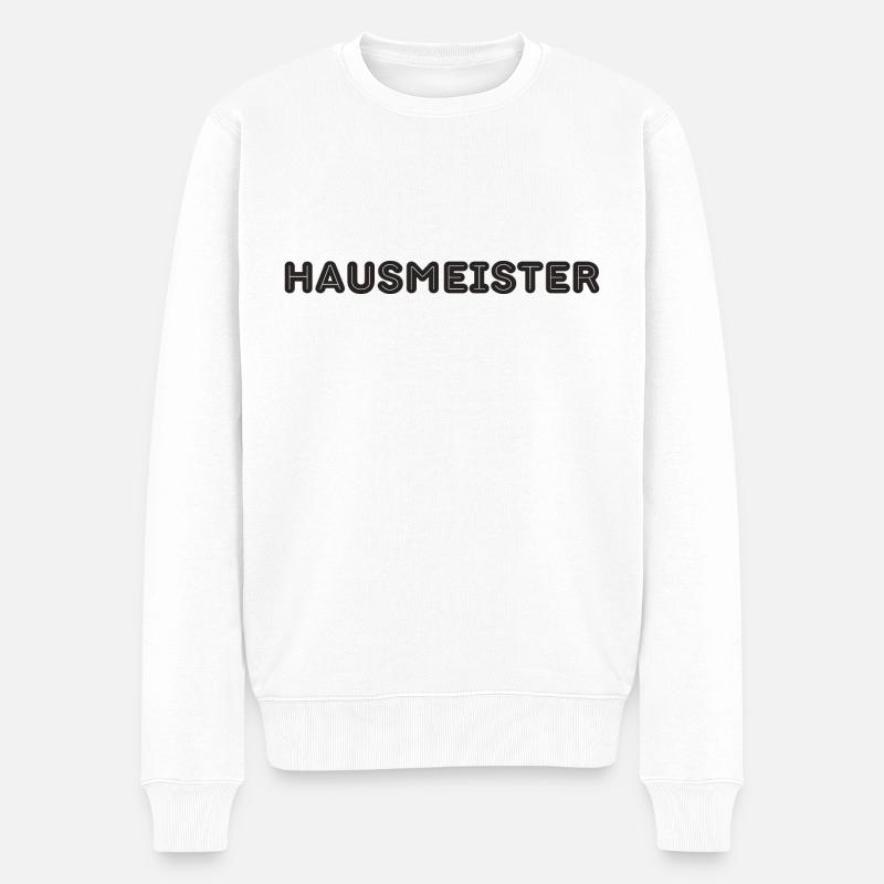 Hausmeister Hausmeisterei - Männer Premium Bio Pullover - Weiß