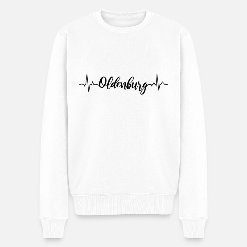 ECG Oldenburg - Pull Premium bio Homme - blanc