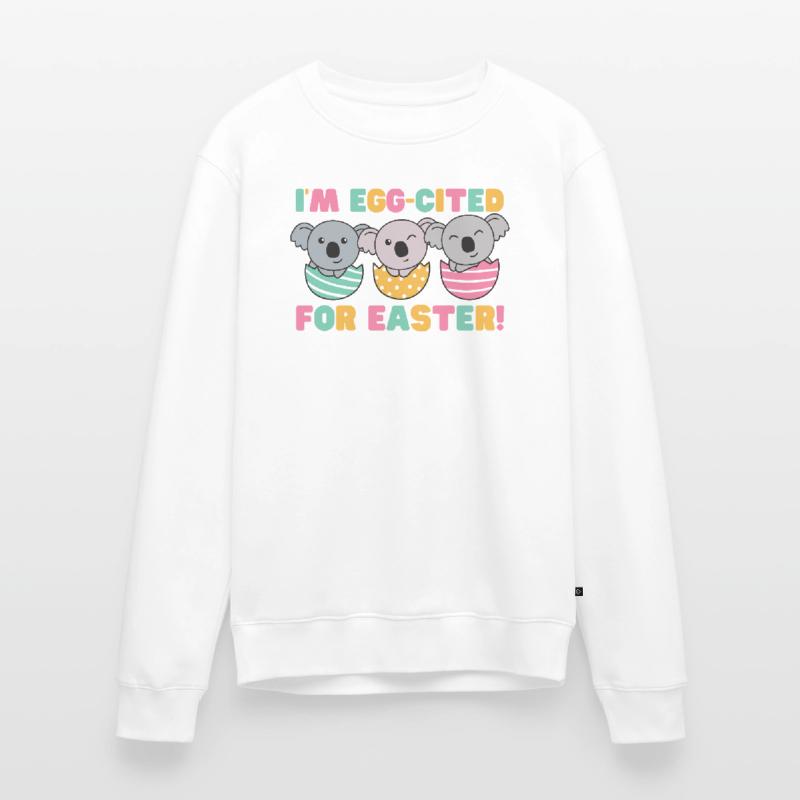 sweet koalas for Easter with Easter eggs koala Men's Premium Organic Jumper