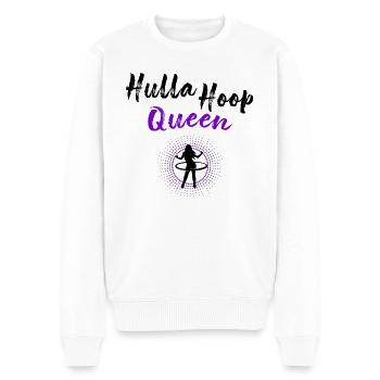 Hulla Hoop Queen - Laissez vos hanches tourner en rond - Pull Premium bio Homme - blanc - Devant - Thijin (182cm)