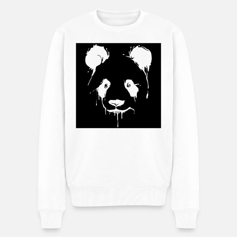 Panda | | Panda Bear Asie | Animaux - Pull Premium bio Homme - blanc