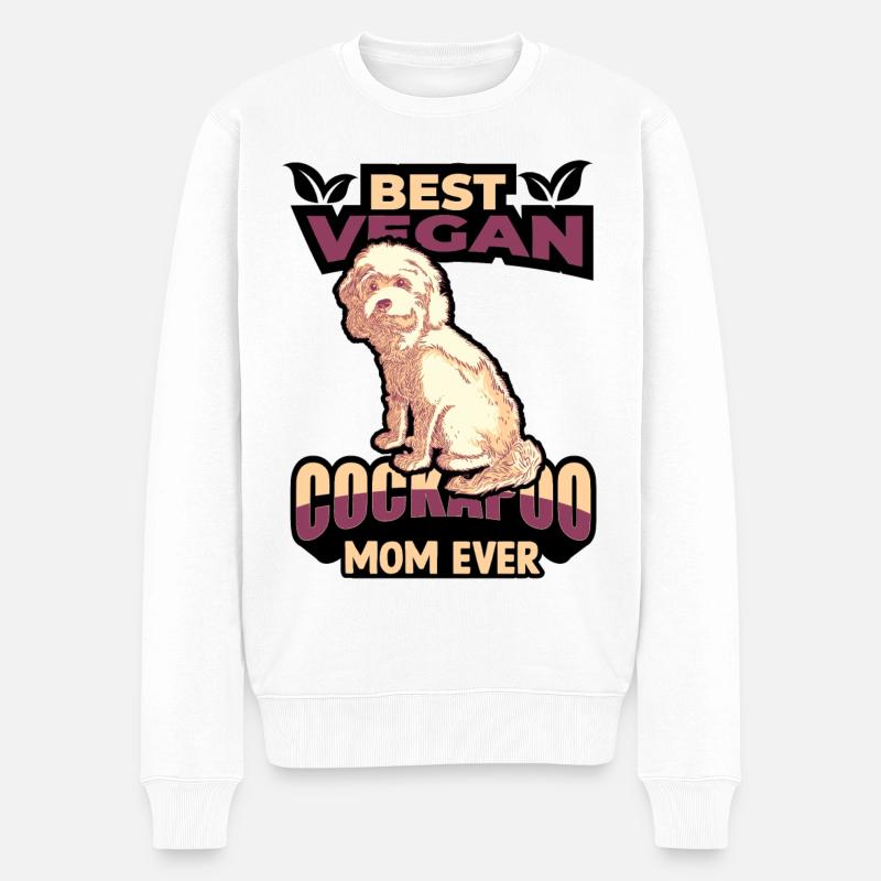 Cockapoo Hund - Männer Premium Bio Pullover - Weiß