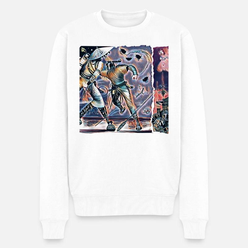 Collection homme | Mode en ligne - Pull Premium bio Homme - blanc