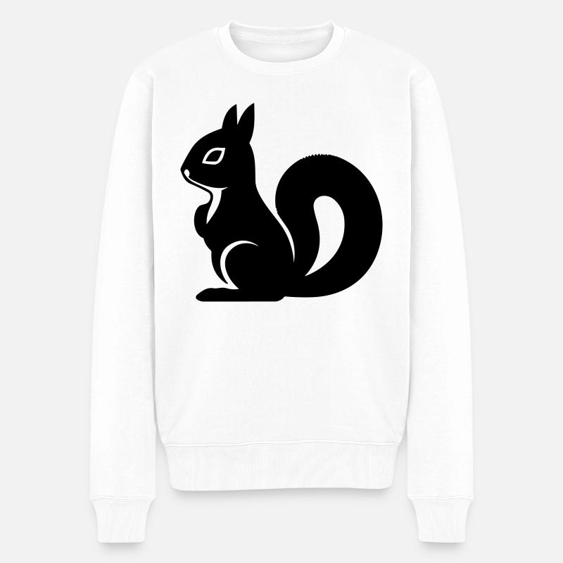 écureuil - Pull Premium bio Homme - blanc