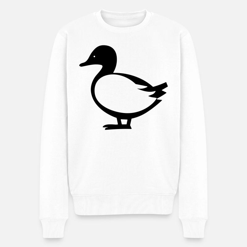 canard - Pull Premium bio Homme - blanc