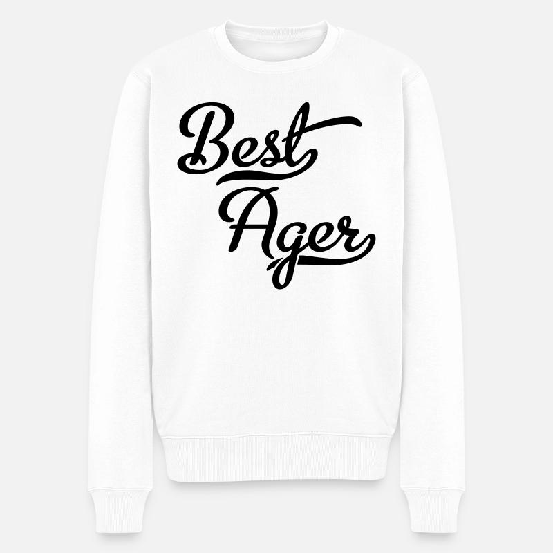 Meilleurs Agers - Pull Premium bio Homme - blanc