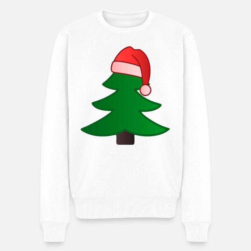 Arbre de Noël - Pull Premium bio Homme - blanc