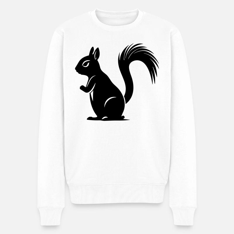 écureuil - Pull Premium bio Homme - blanc